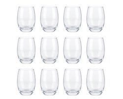 Tumblerglazen – 450 ml – Transparant – Set van 12 – Drinkglazen
