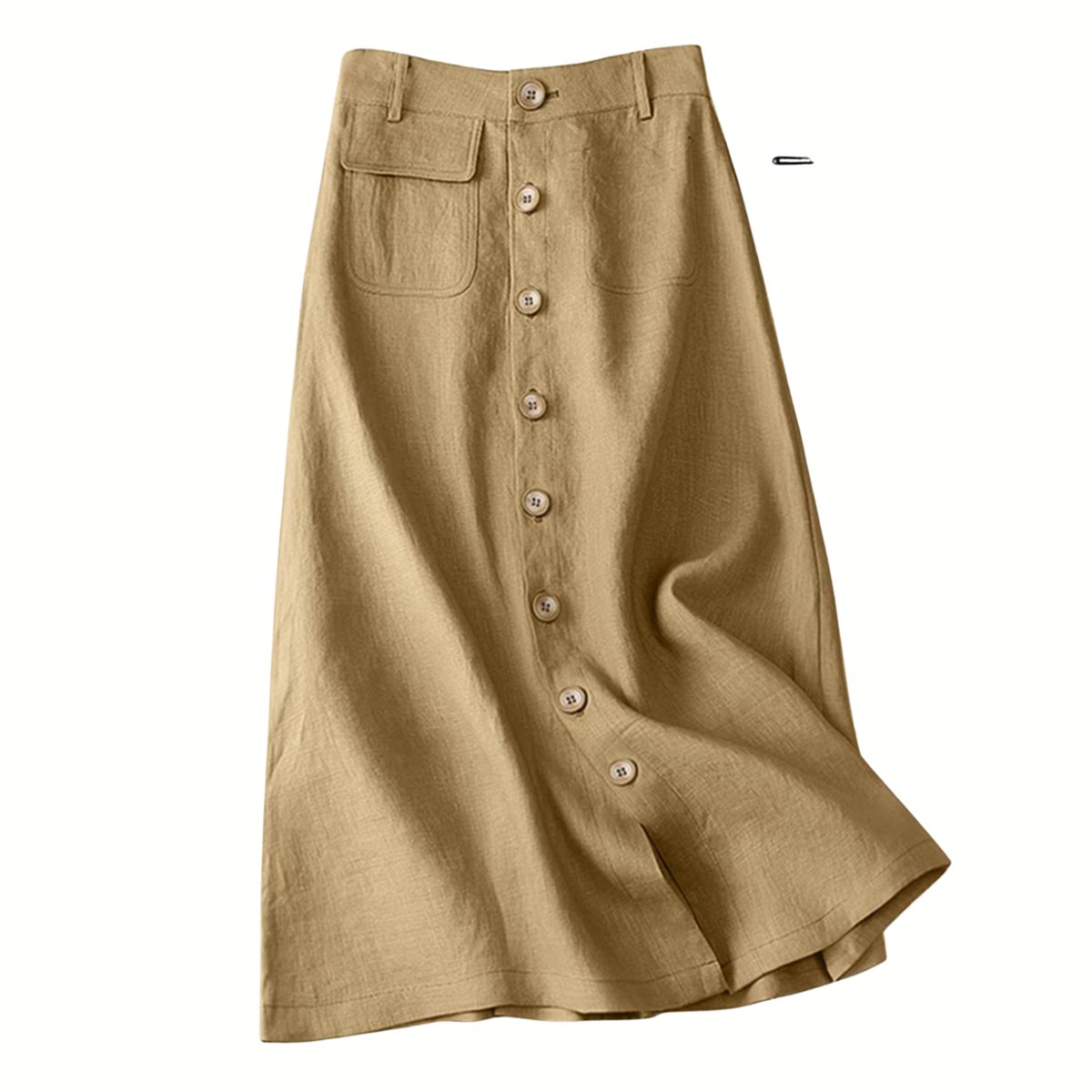 Currero Broekrok Dames Skort Skirts Skirt Rok Midi Korte Broek Culotte Wandelrok Rokje Legging 46 Creme
