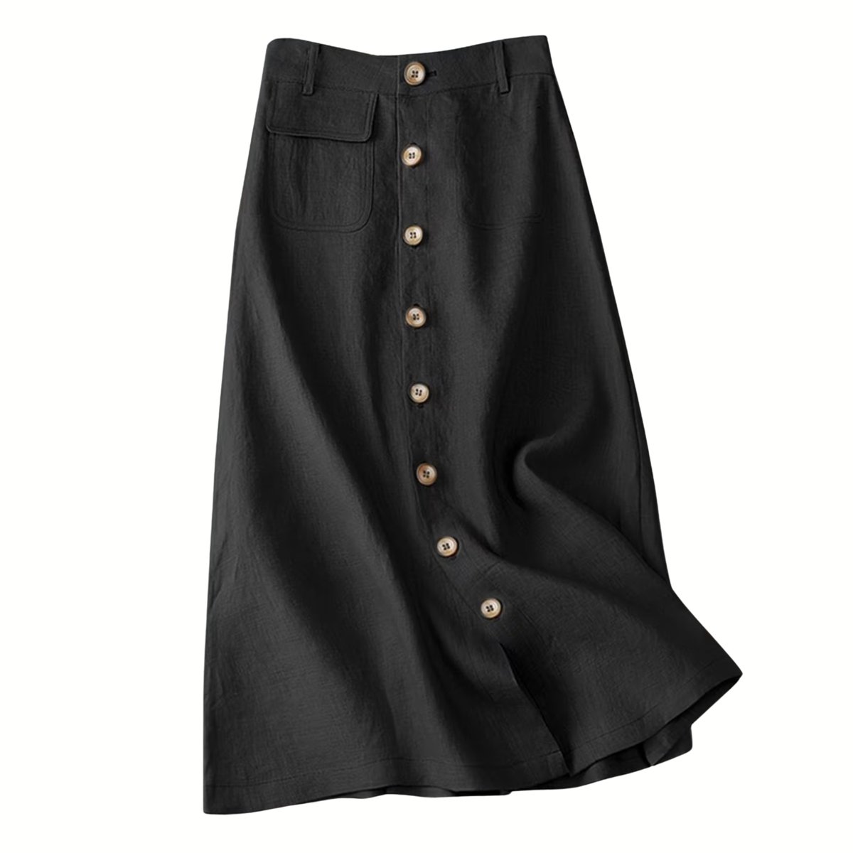 Currero Broekrok Dames Skort Skirts Skirt Rok Midi Korte Broek Culotte Wandelrok Rokje Legging 44 Zwart