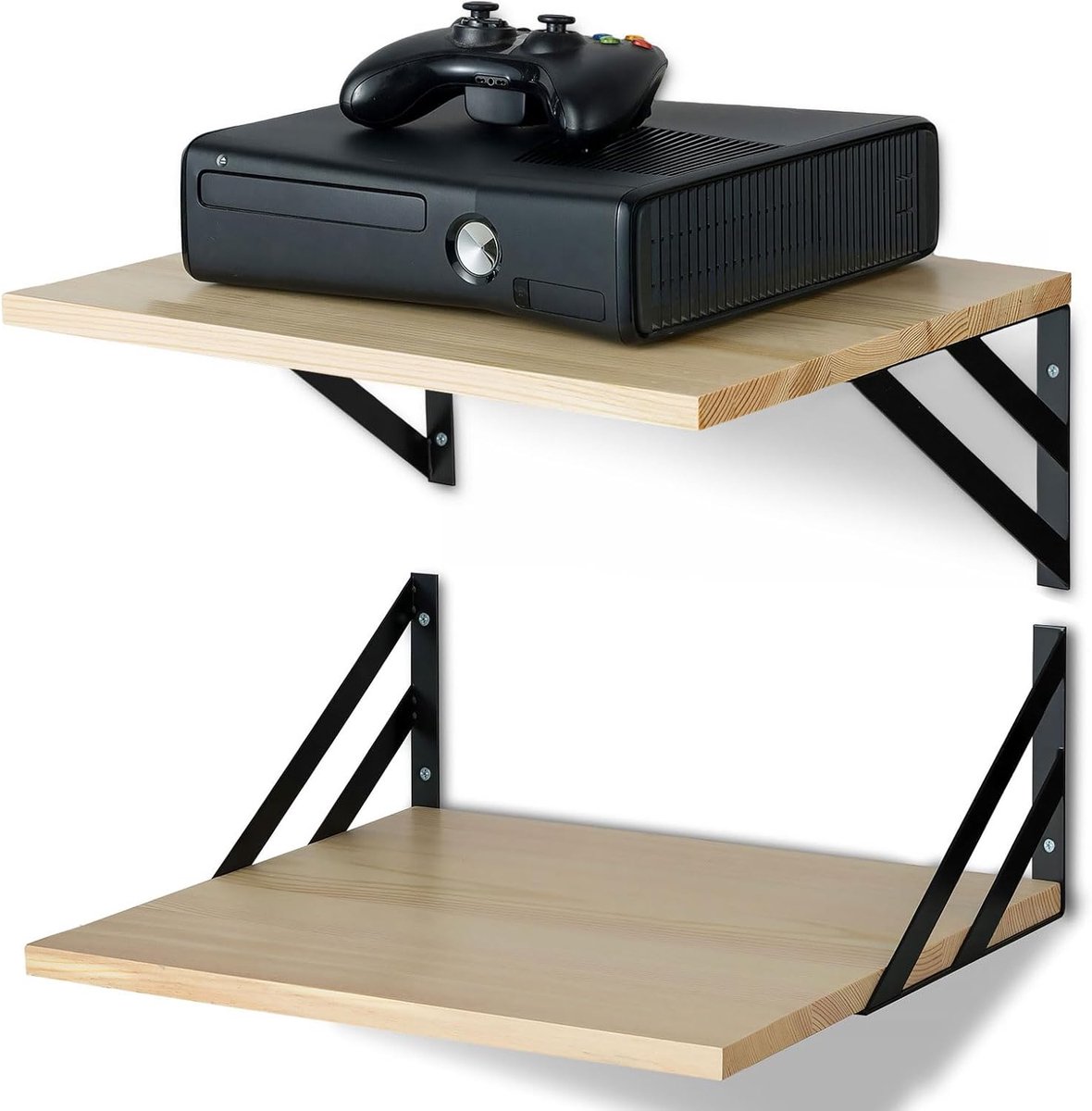 hout, 30 cm diep, wandplanken: modern, 40 cm breed, planken voor muren, houten rek voor keuken, badkamer, woonkamer, groot zwevend rek voor routers, boeken, luidsprekers, mediaspelers