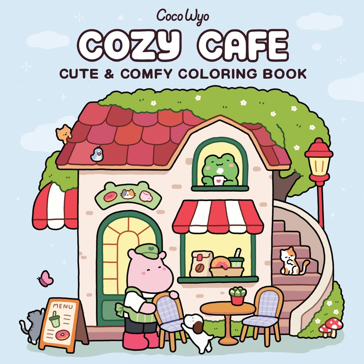 Cozy Spaces Coloring- Cozy Cafe