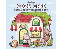 Cozy Spaces Coloring- Cozy Cafe