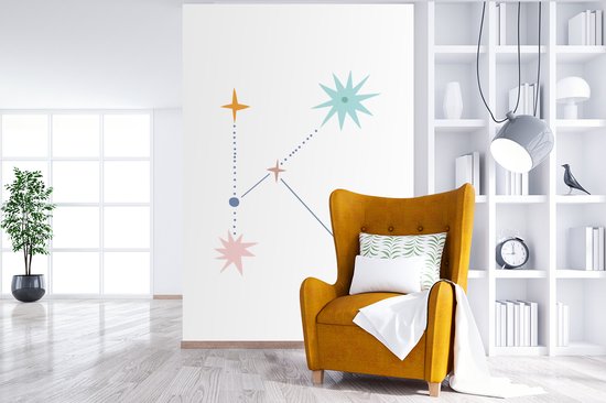 Behang - Fotobehang Letter - K - Alfabet - Kinderen - Breedte 155 cm x hoogte 240 cm