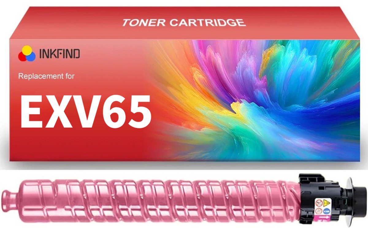 INKFIND EXV65 Magenta tonercartridge compatibel met Canon C-EXV65 EXV65 Magenta geschikt voor Canon imageRUNNER C3326i - 1-pack Magenta
