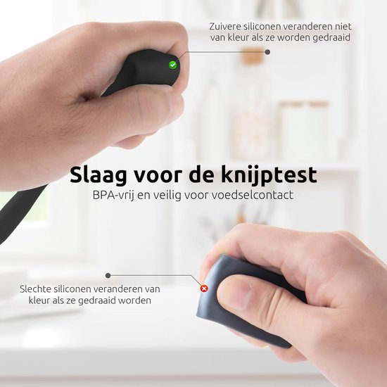 Smalle siliconen spatel: 315 ℃ hittebestendige flexibele glazen spatel met lange en slanke handgreep voor het schrapen van sauzen, roeren van zuurdeegstarters, geschikt voor kleine containers — afbeelding 2