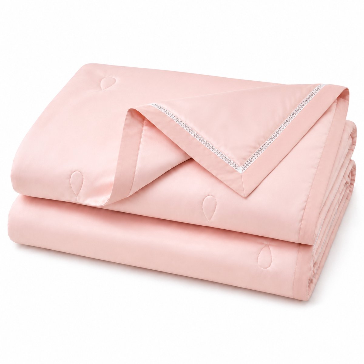 MeiLun Home Silken Mist Zomerdekbed 150x200 cm – Peach Pearl -100% Lyocell – Lichtgewicht