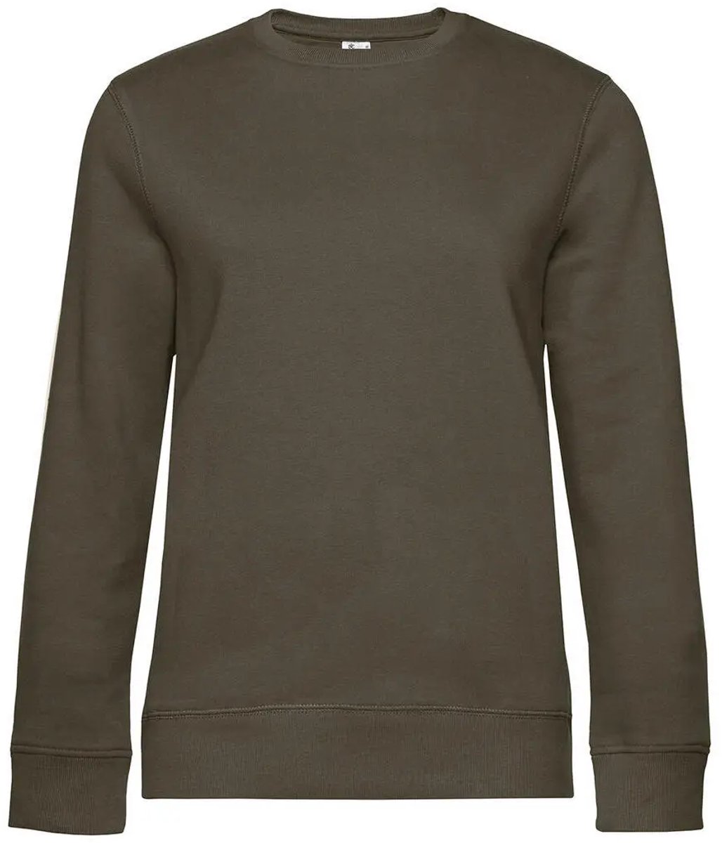 Dames sweatshirt met ronde hals B&C Queen