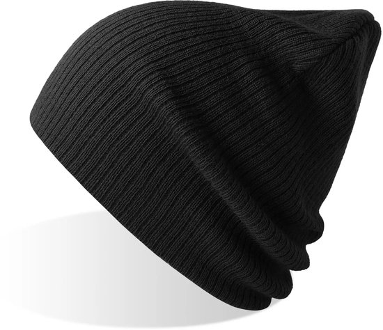 Atlantis Headwear - Brad Beanie Recycled - Black - One Size