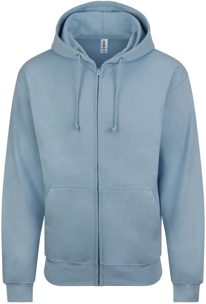 Hooded sweatshirt met rits Just Hoods Blauw