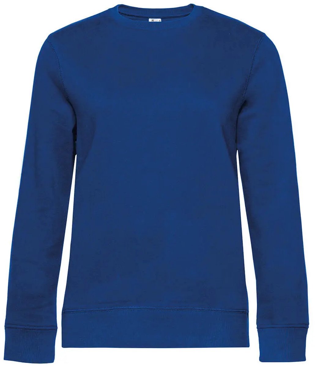Dames sweatshirt met ronde hals B&C Queen