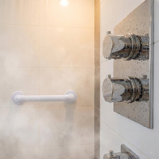 VITILITY Wandbeugel 30 cm extra grip. Handgreep / wandgreep voor badkamer / douche / toilet. Toiletbeugel / badgreep / douchegreep