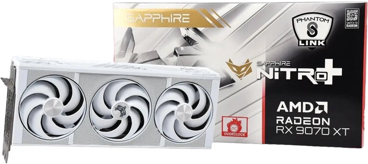 Sapphire NITRO+ RX 9070 XT AMD Radeon RX 9070 XT 16 GB GDDR6