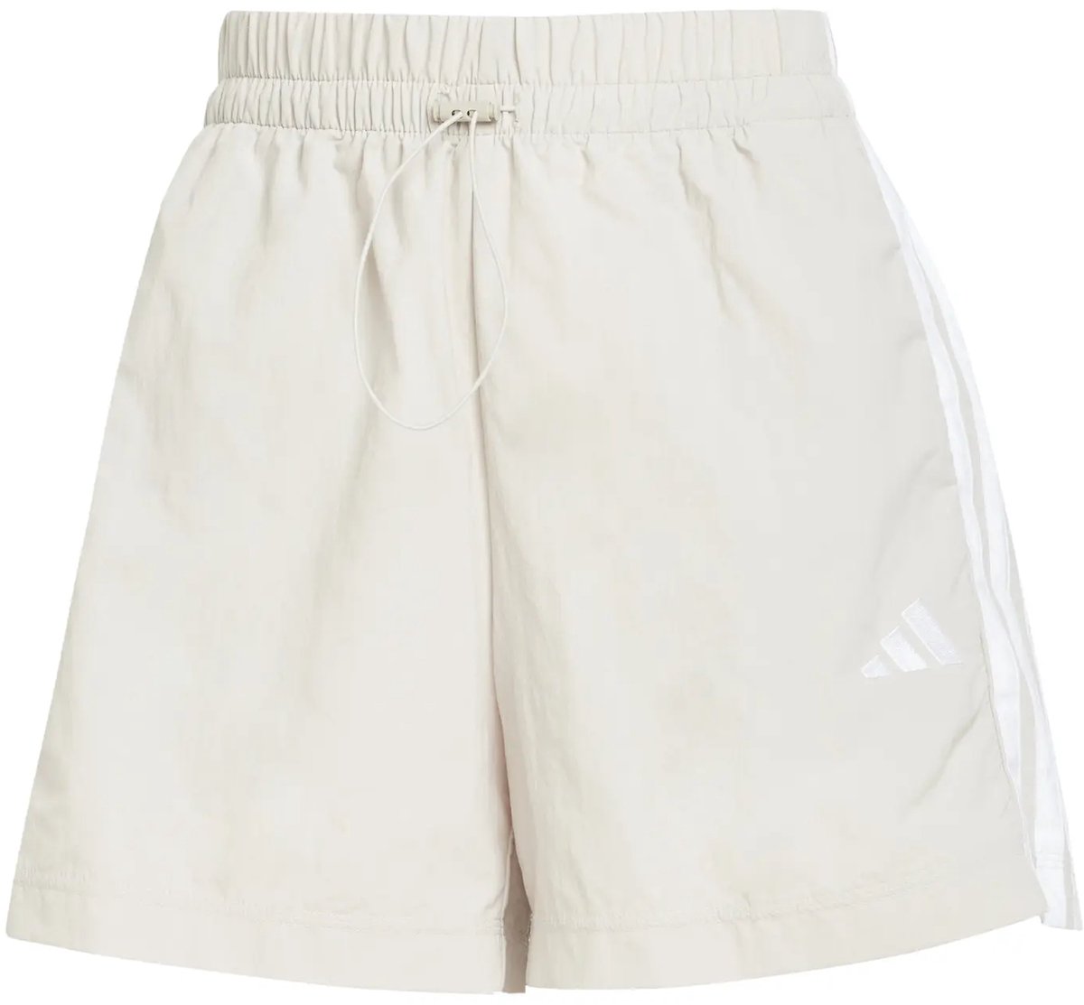 Geweven damesshort adidas Essentials 3-Stripes Wit
