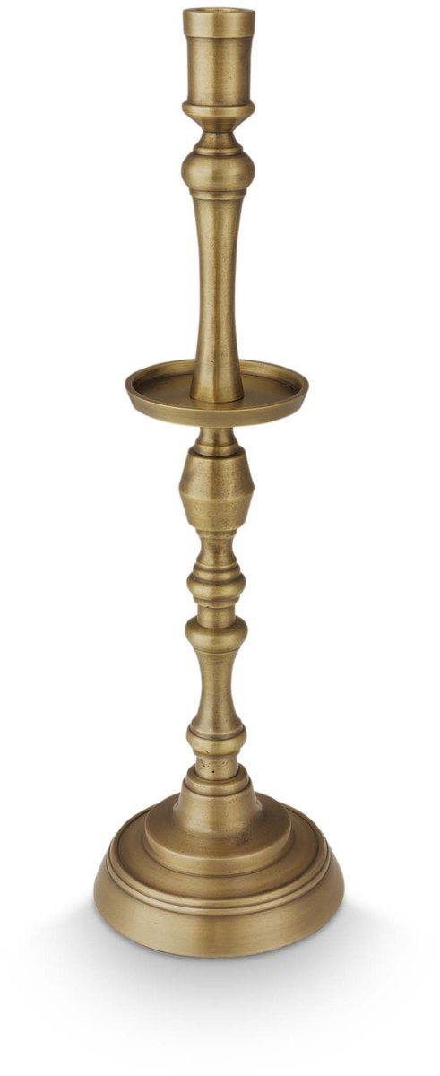 vtwonen - Kandelaar - Metaal - Goud - 15x50 cm