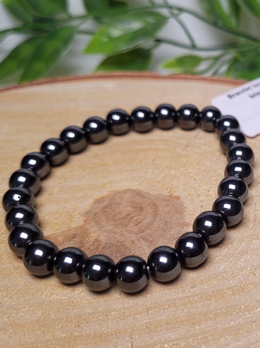 Hematiet Edelsteen Armband 8mm - Kogelarmband - Kralenarmband