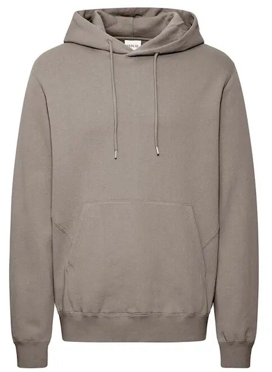 Hoodie Solid Nickolas Beige
