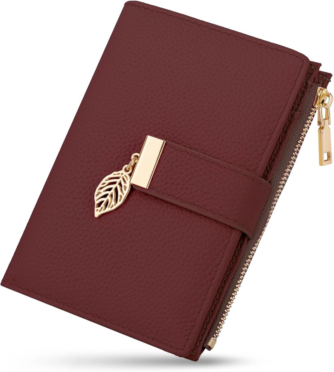 Women's Wallet, Medium Size with RFID Blocking, Women's Wallet with 11 Card Slots, Zipper and Chain for Everyday Use - ShopVlot