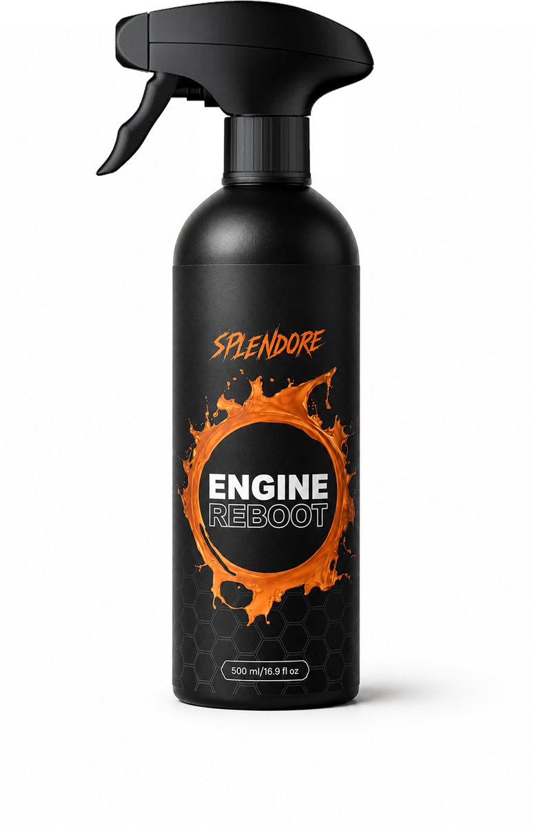 Splendore Engine Reboot - Motorruimte Reiniger - Satijnglans - Beschermt tegen Stof - 500ml