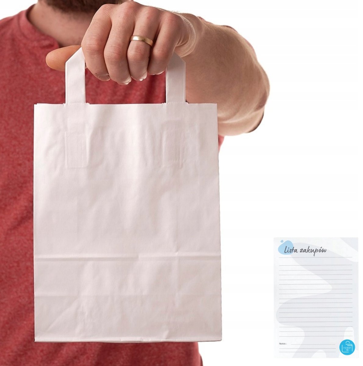 100x Witte Papieren Zakjes Mini A5 18x9x23cm - Ideaal voor Cadeaus & Verpakking