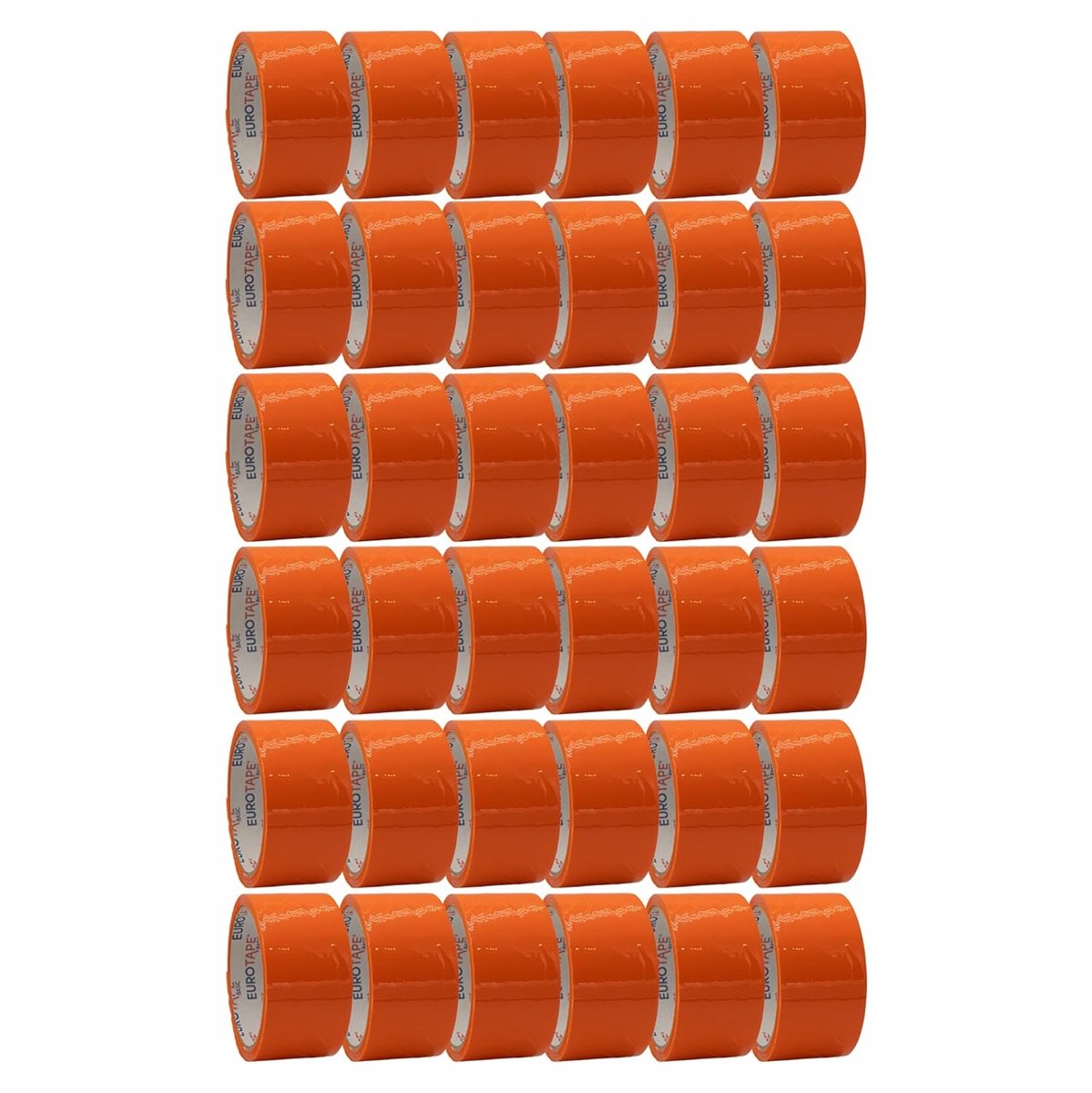 Oranje Pakband 36 stuks 48mm x 45m - Sterke Acryl Hechting