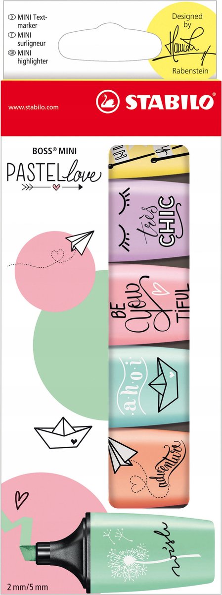 STABILO Mini Pastel Markers Set - 6 Kleuren