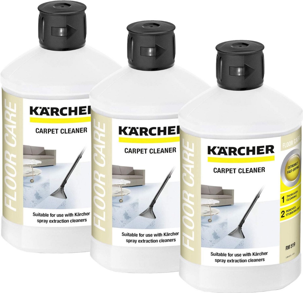 Kärcher RM 519 3x tapijt- en tapijtreiniger 3-in-1 1 liter