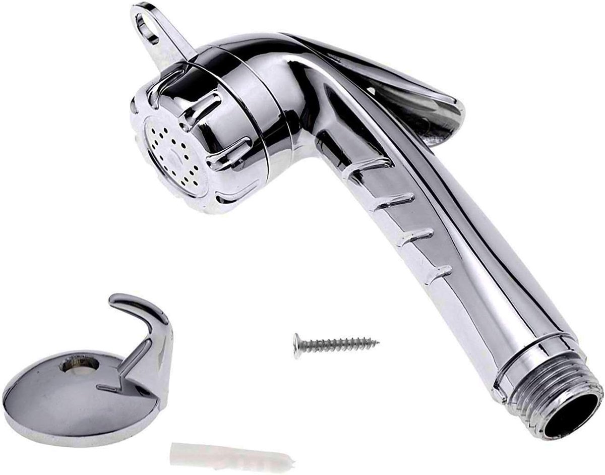 Douchekop 1/2 inch - ABS chroom - handdouche voor camping en boot - ShopVlot