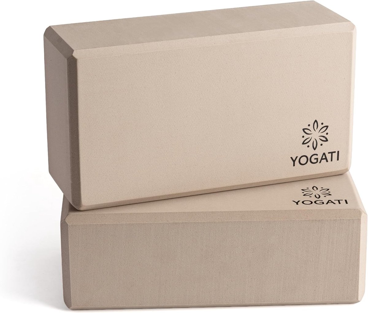 Yoga Blok - Beige - Lichtgewicht - Antislip - Voor Alle Niveaus
