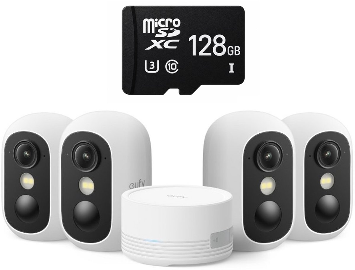 eufy eufyCam C35 Draadloze Beveiligingscamera Bundel met - Product - €389,00