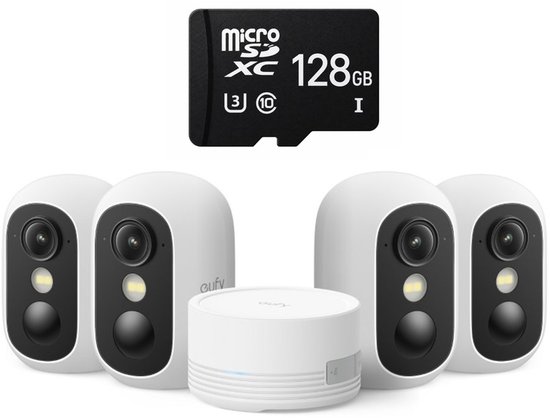 eufy eufyCam C35 Draadloze Beveiligingscamera Bundel met - €389,00