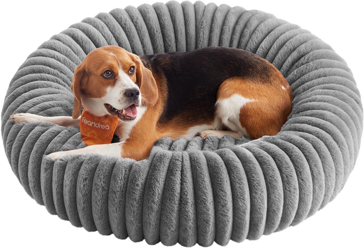 Famanu – Wasbaar hondenbed en groot kattenbed, antislip hondenkussen voor extra comfort