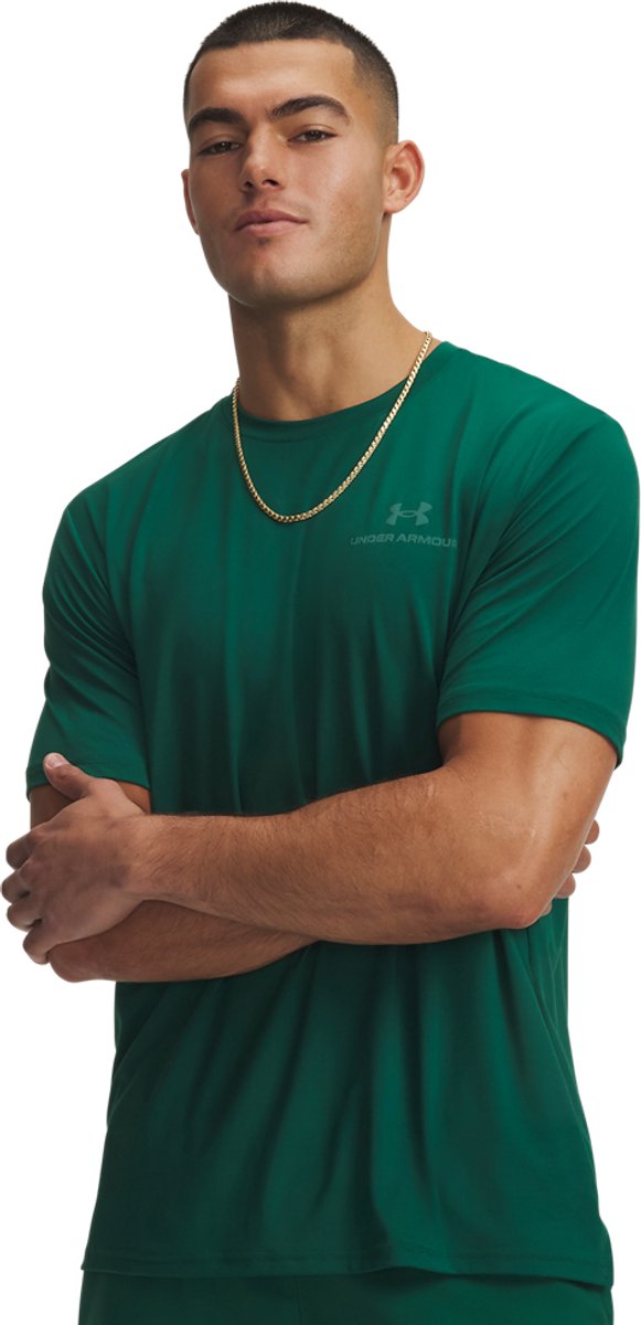 Under Armour Vanish Energy SS-GRN Heren Sportshirt - Campus Ivy - Campus Ivy