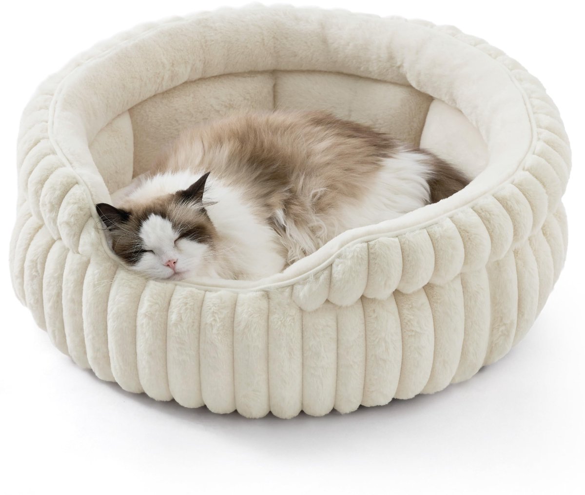 Famanu – Kittenmand voor puppy's, wasbaar ribstof fleece, 58 x 58 cm