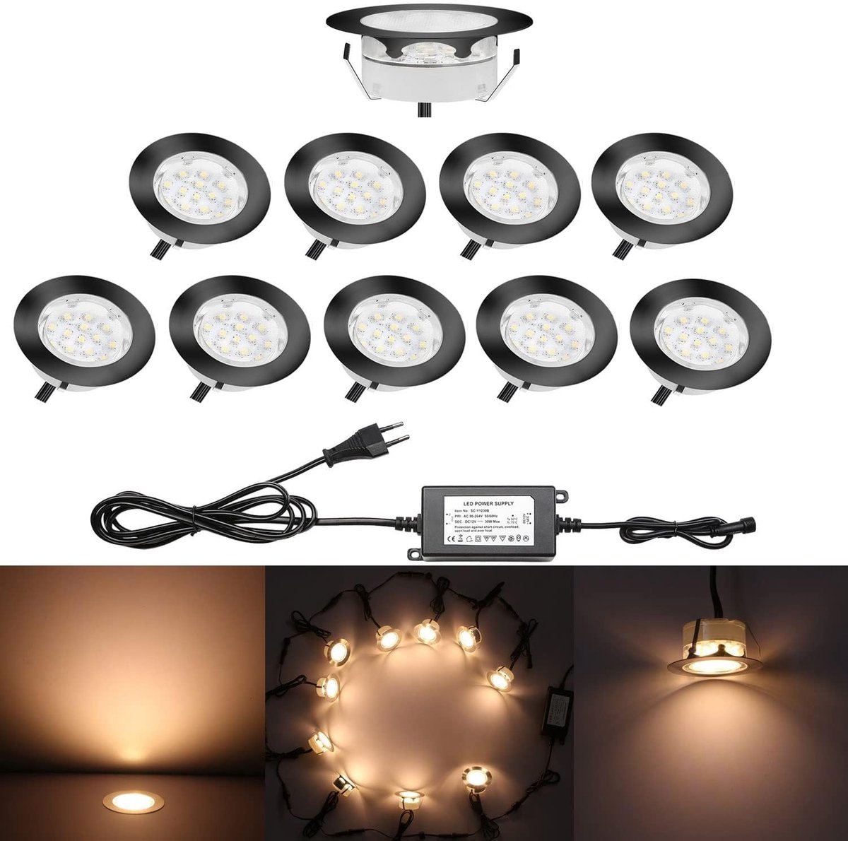 LED Lights for Patio Patio Patio Lighting for Garden, Patio, Bridge, Driveway and Garage as Outdoor Lamp, Outdoor - ShopVlot