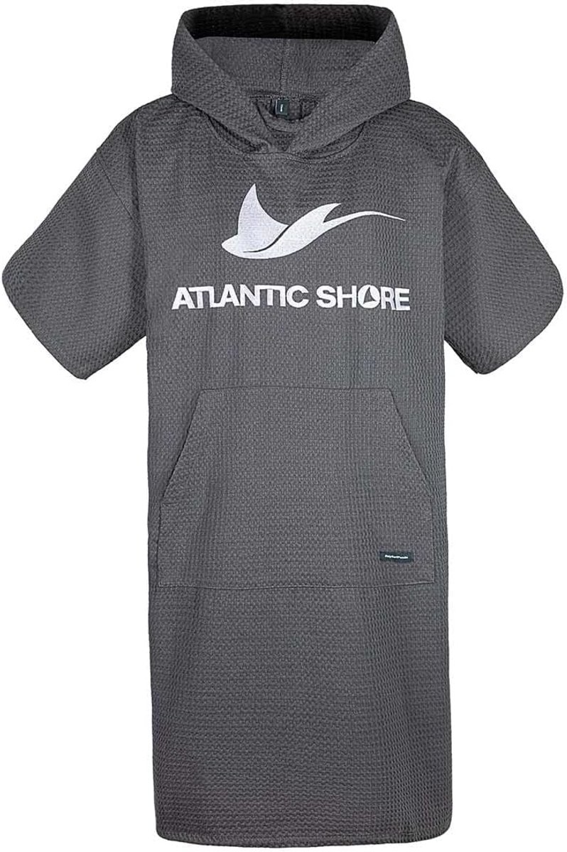 ATLANTIC SHORE - Surf Poncho - Travel Edition 100% Cotton (Wafer Piqué) - Unisex - Adult Travel - ShopVlot
