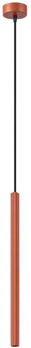 Sollux Lighting Hanglamp Arche - G9 - rode oker - staal - 8x8x120cm