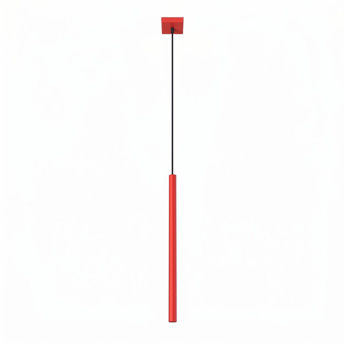 Sollux Lighting Hanglamp PASTELO - G9 - rood - staal - 8x8x120cm
