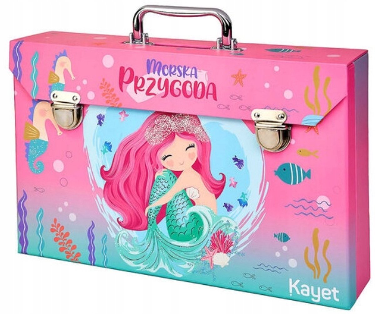 Kayet Artistieke Set 77 Delen - Roze Koffer