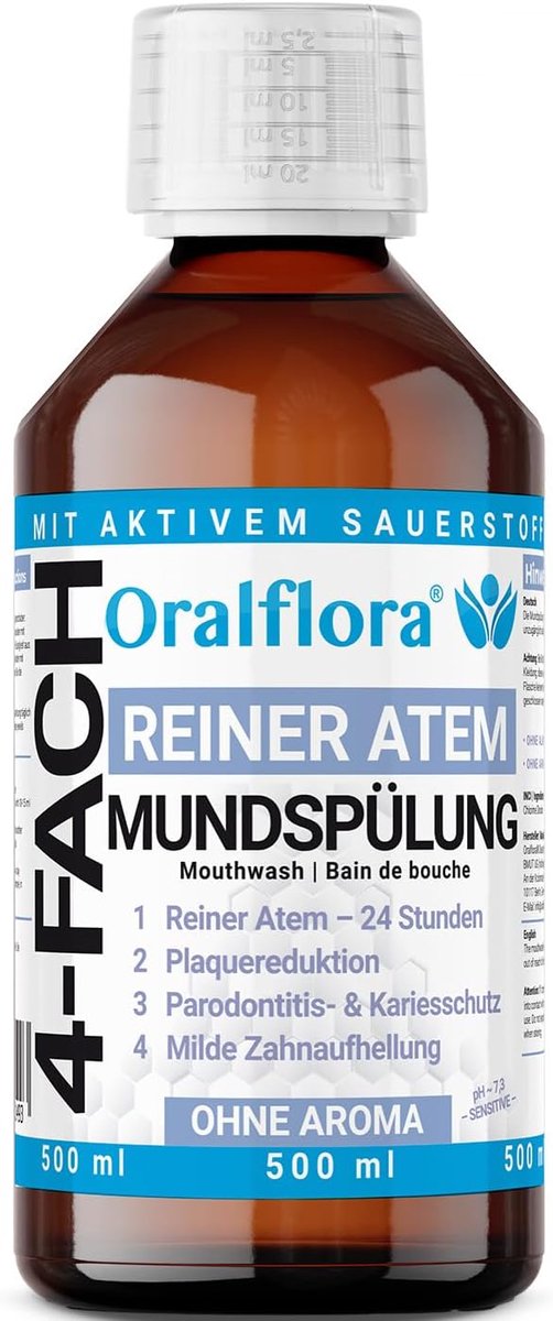 1 x highly effective mouthwash 500 ml with chlorine dioxide CDL - fresh breath 24 hours - ShopVlot