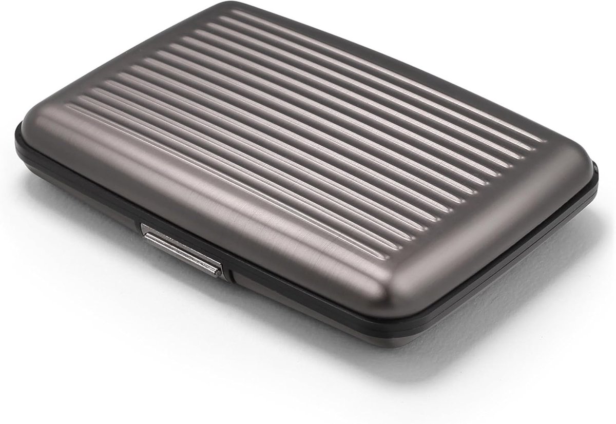 Aluminium card holder with RFID protection. Model: STOCKHOLM PREMIUM - ShopVlot