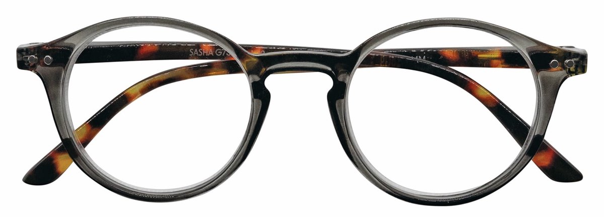 I Need You leesbril Sasha G73900 +3.50 - Grijs montuur met tortoise poot