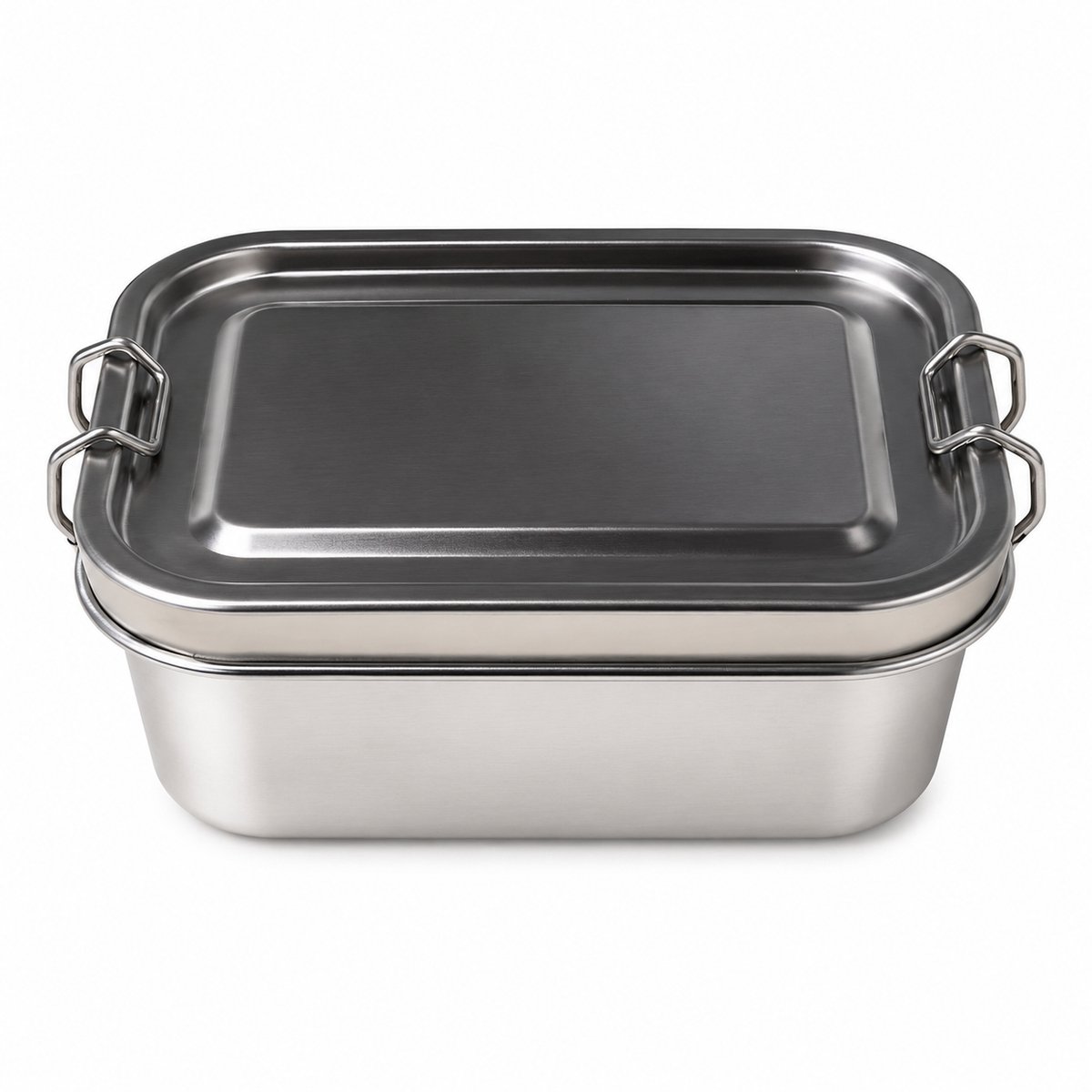 My Green Deal – RVS Lunchbox 550ml – RVS Fruitbakje kinderen en volwassenen - Geschikt voor Meal Prep, Snackbox em Boterhammentrommel -