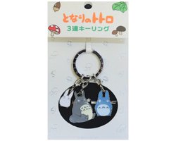 MY NEIGHBOR TOTORO - Grey, blue & white Totoro - Metal Keychain