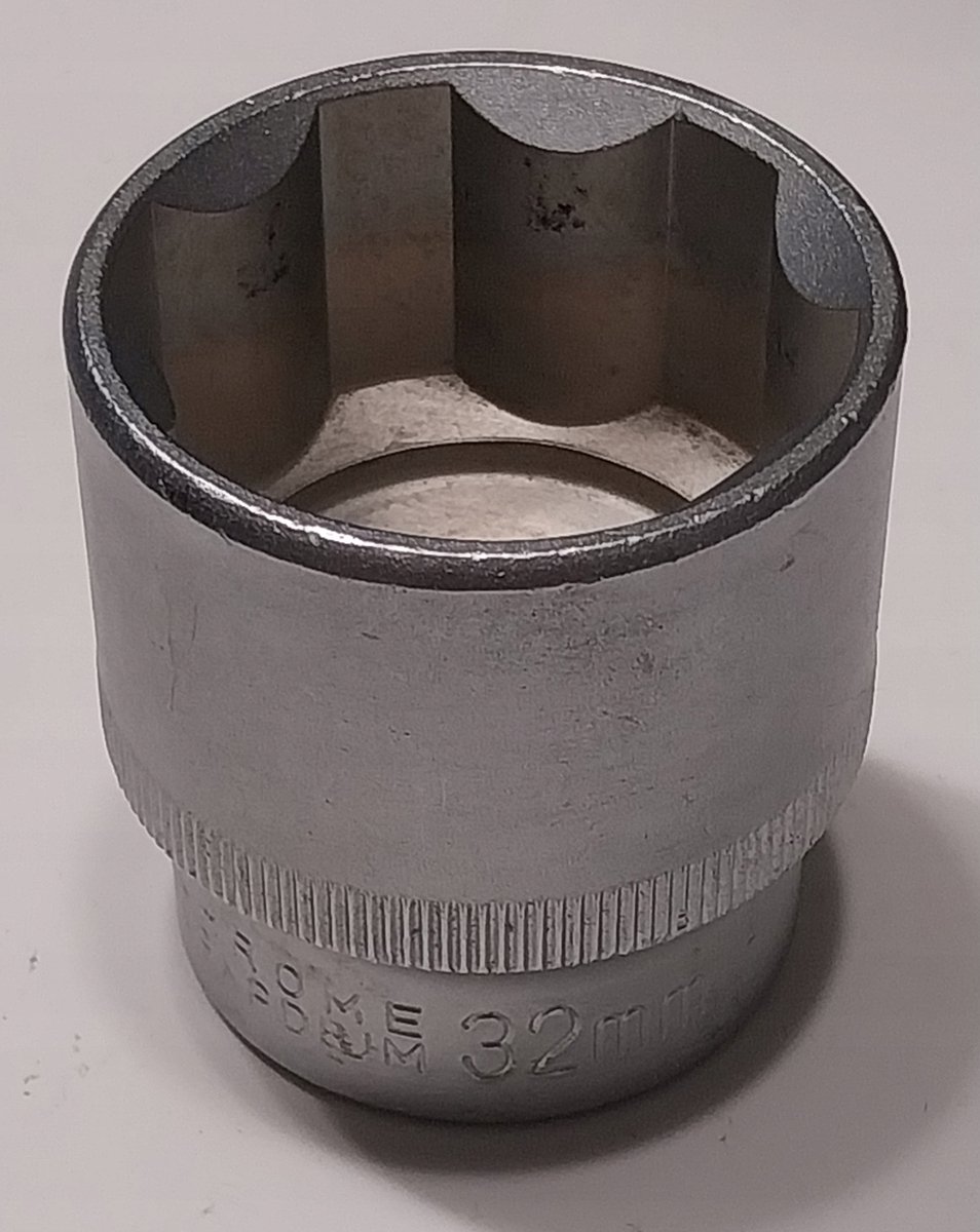 Dsleutelopslag 32mm 1/2" 6-kant