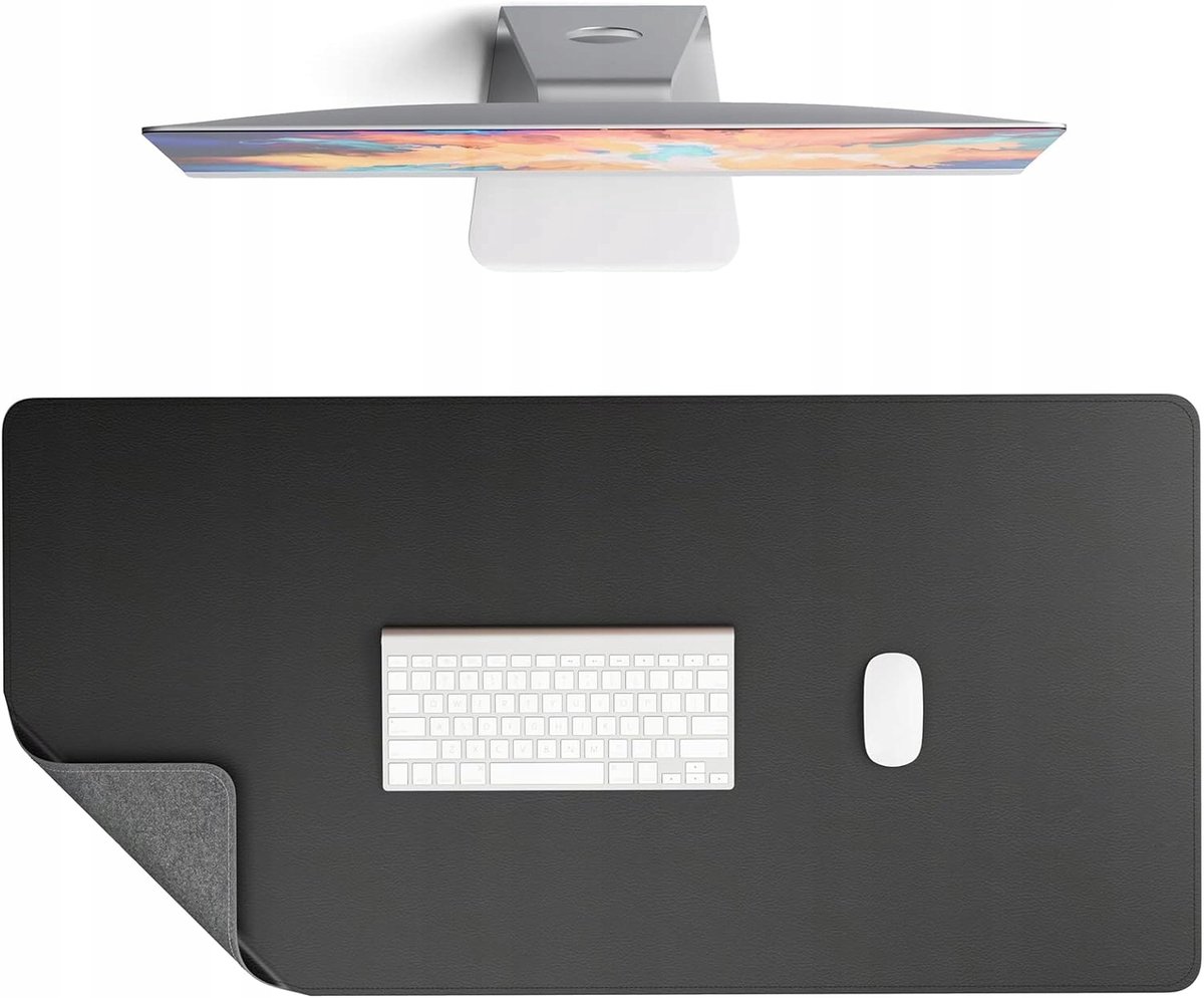 Grote Dubbelzijdige Bureauonderlegger 80x40cm - Waterdicht & Antislip