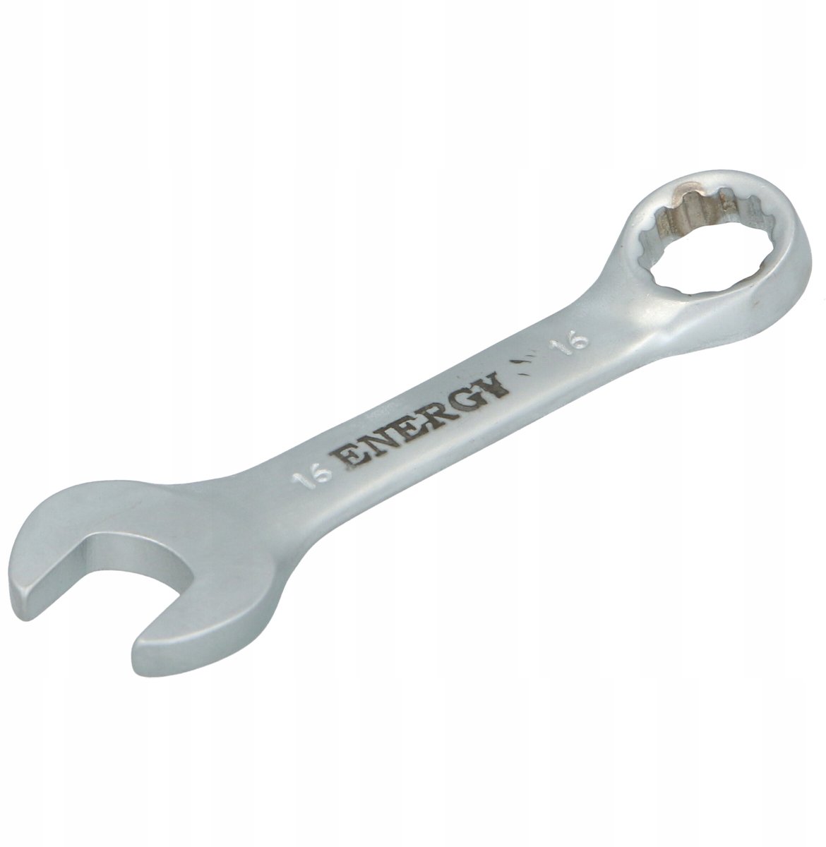 ENERGY Ringsleutel plat 16 mm kort - chroom-vanadium staal