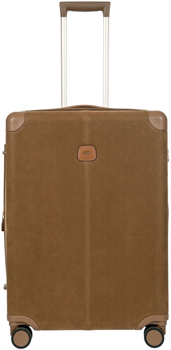 Bric's Life 4 wielen Trolley M 71 cm met uitbreidingsplooi - Harde bagage - TSA slot - camel