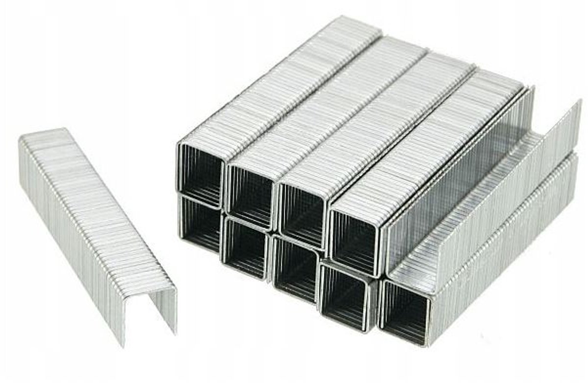 1000 nieten 10,6x8mm voor nietpistool