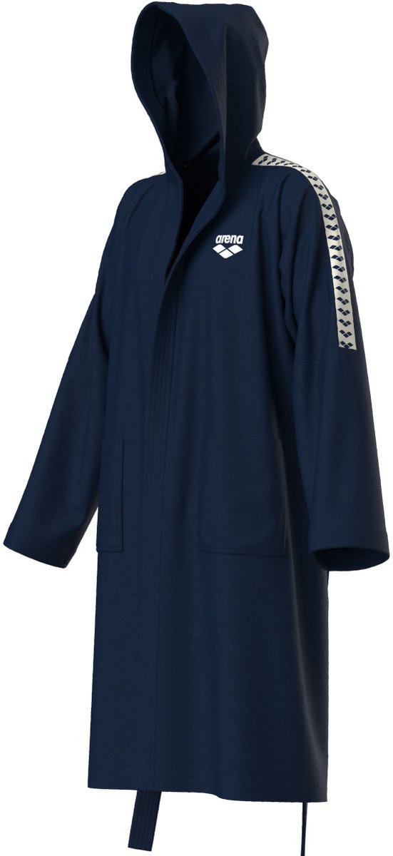 Arena Badjas Team Stripe Navy/Wit