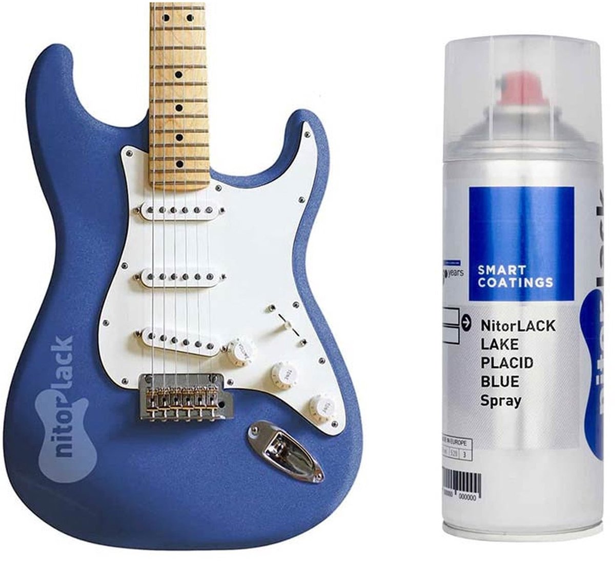 NitroLACK Nitrocellulose Lak - Metallic Placid Blauw voor Gitaar
